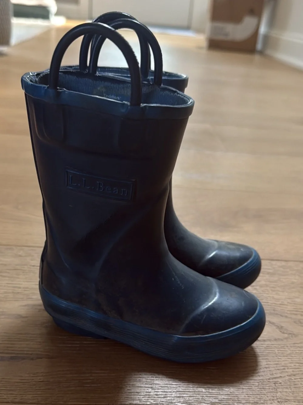 LL Bean toddler sz 7 rain boots